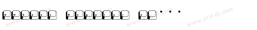 DHSans Regular 2字体转换
